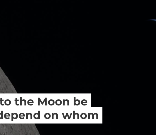 Earth draws closer to passing behind the Moon in this image captured by the Artemis II crew during their lunar flyby. NASA
